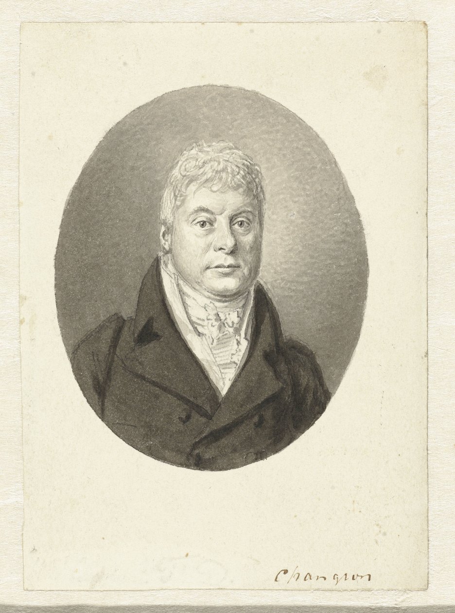 Portret van F.D. Changuion od Hendrik Willem Caspari
