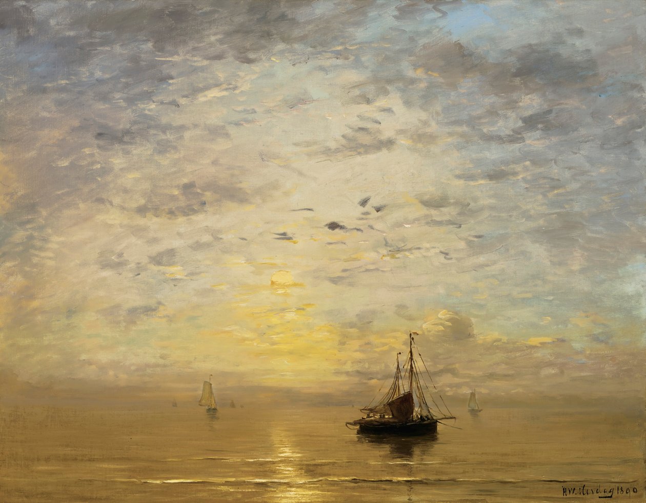 Námořní od Hendrik Willem Mesdag