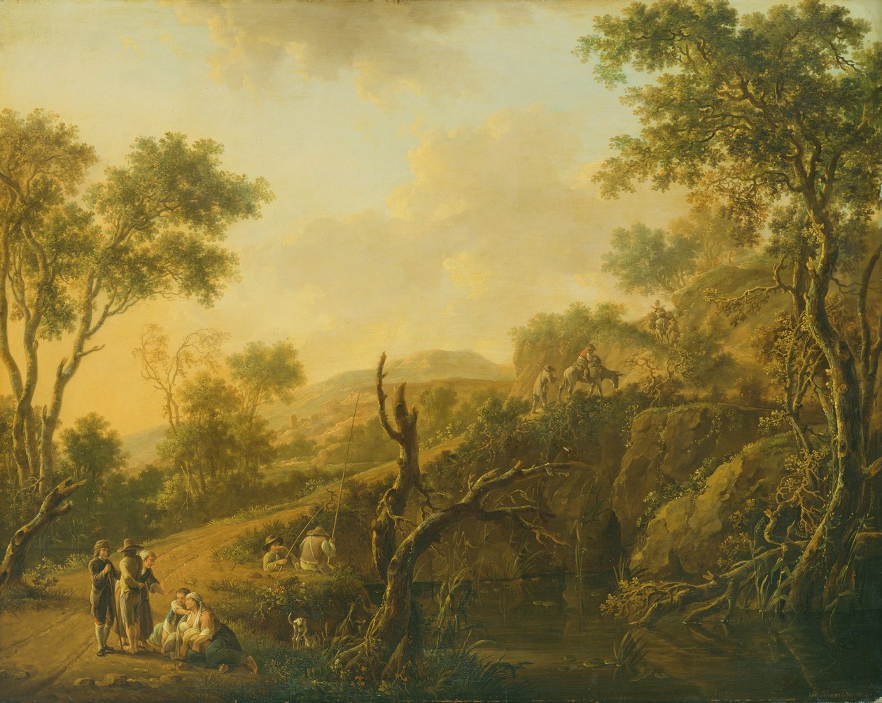 Italská krajina od Hendrik Willem Schweickardt