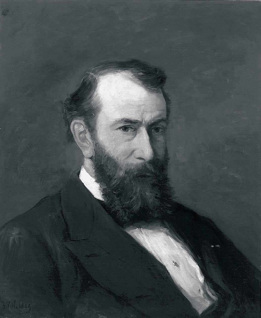 Portrét Willema van Konijnenburga (olej na plátně) od Hendrik William Mesdag