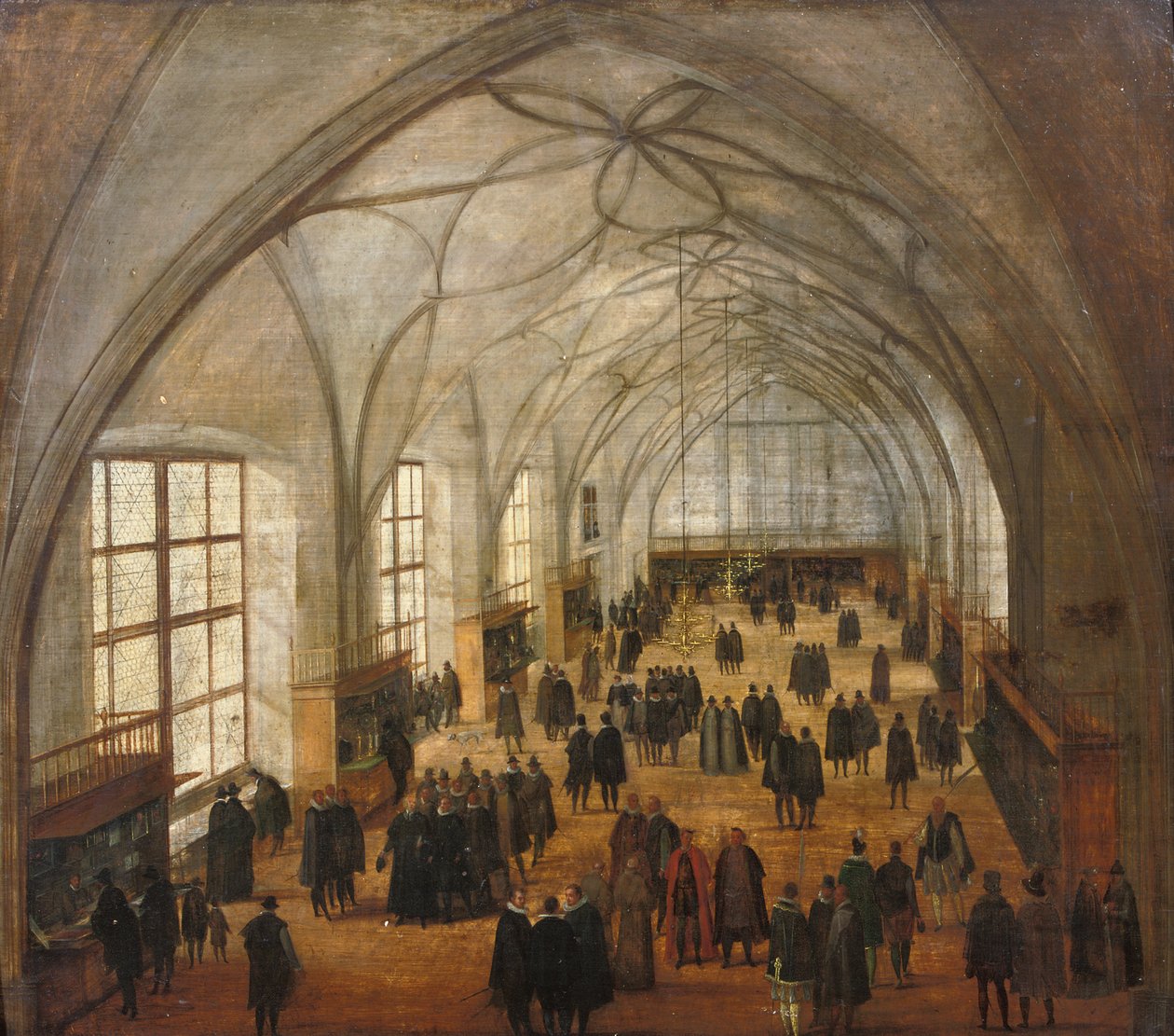 Vladislavský sál na Hradě v Praze od Hendrik the Younger Steenwyck