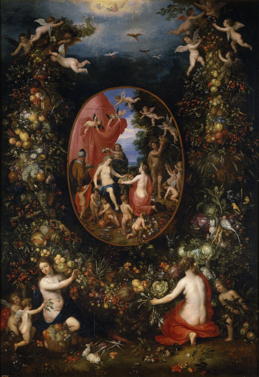 Cybele a roční období, před rokem 1618 od Hendrik van the Elder Balen