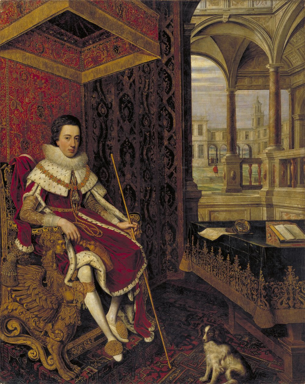 Karel I. (1600-1649), kdy princ z Walesu od Hendrik van II Steenwijck