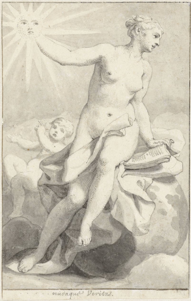 Sedící alegorická ženská postava od Hendrik van Limborch