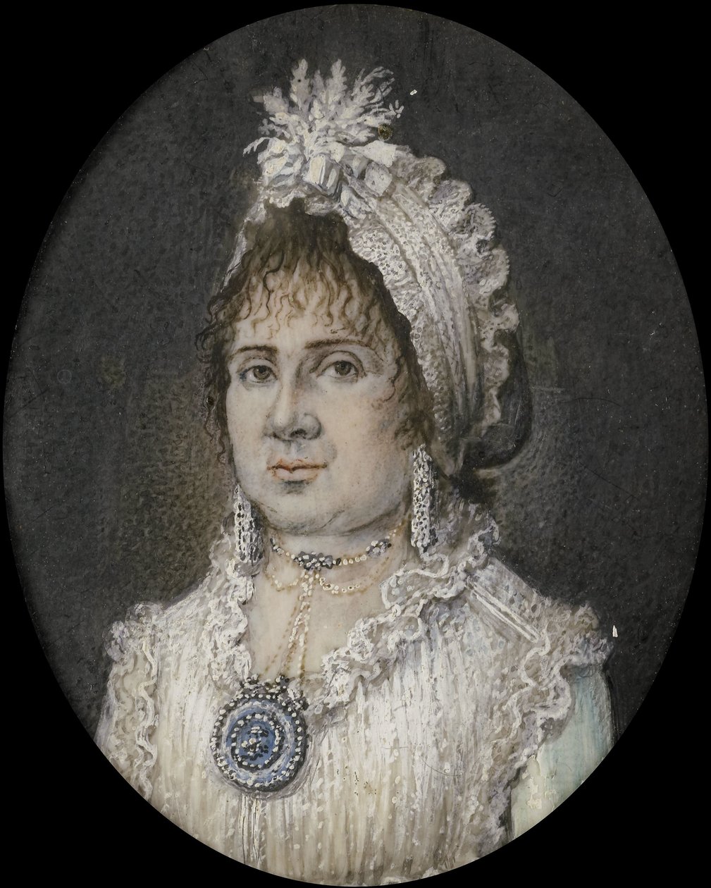Kateřina Theresia Weberová (1760/61-1847). Manželka Joannes Titsingh, Amsterdam od Hendrik van Overklift (possibly)