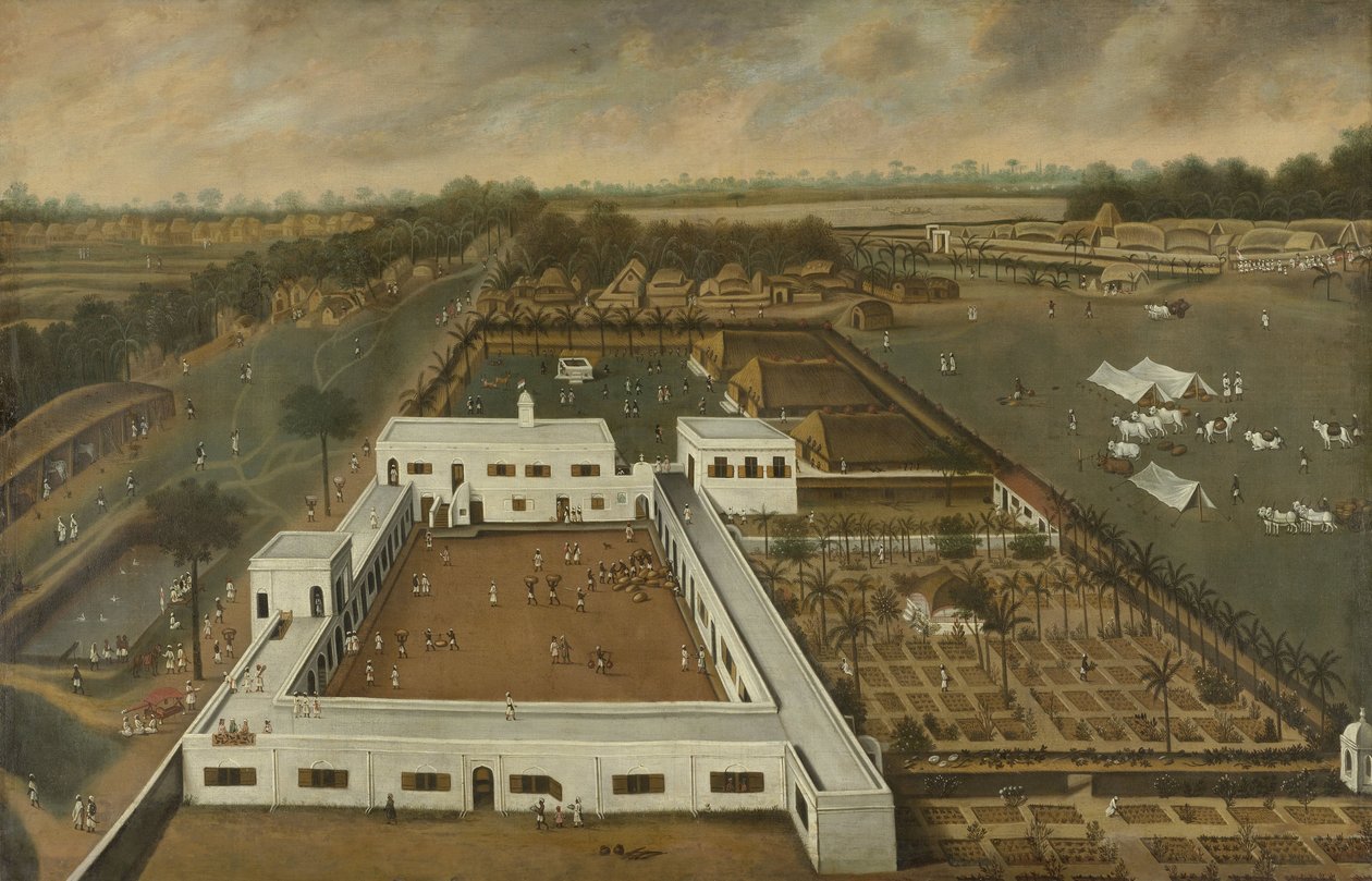 Holandská plantáž v Bengálsku od Hendrik van Schuylenburgh