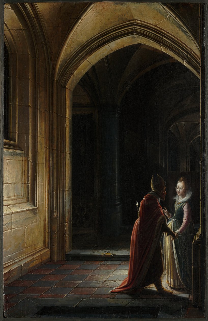 Ester a Mordechaj, 1616. od Hendrik van Steenwyck II