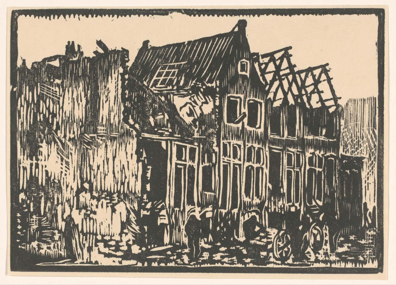 Domy a ruiny od Hendrik van Straten