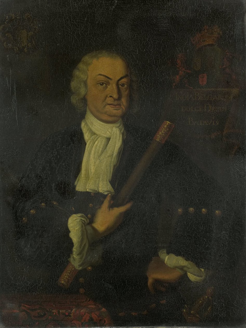 Hendrik Swaardecroon (1667-1728). generální guvernér (1718–1725) od Hendrik van den Bosch (copy after)