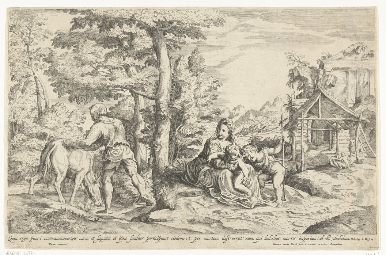 Návrat z Egypta od Hendrik van der Borcht (II)