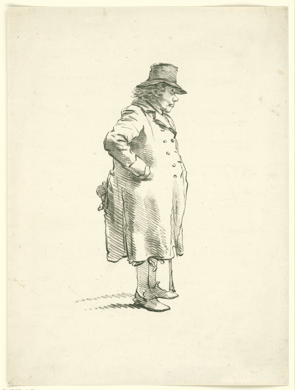 Portrét žebráka Hendrika Delbroecka od Hendrik van der Burgh
