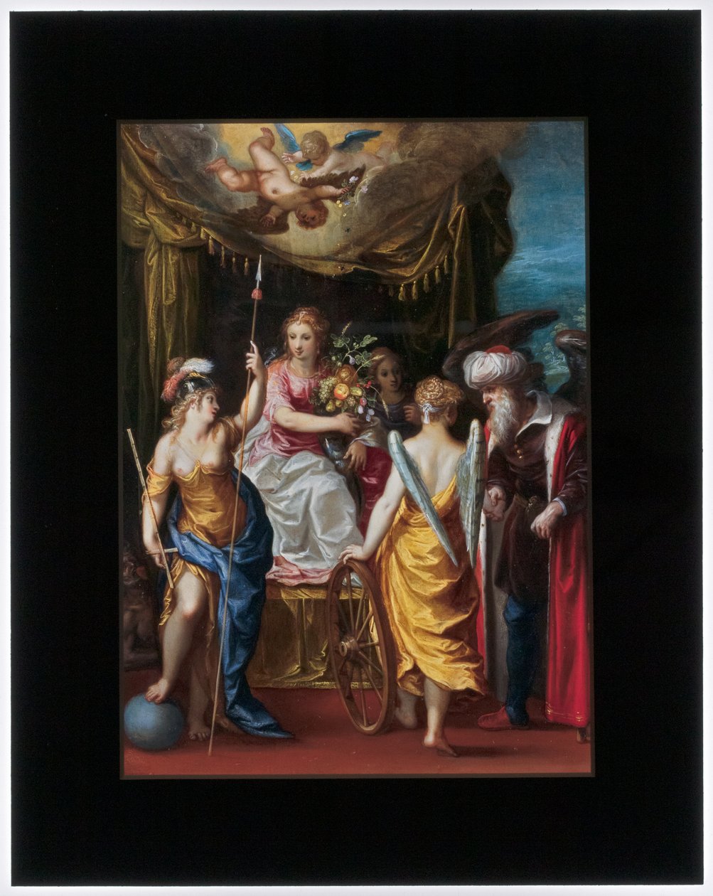Minerva, hojnost a bohatství od Hendrik van the Elder Balen