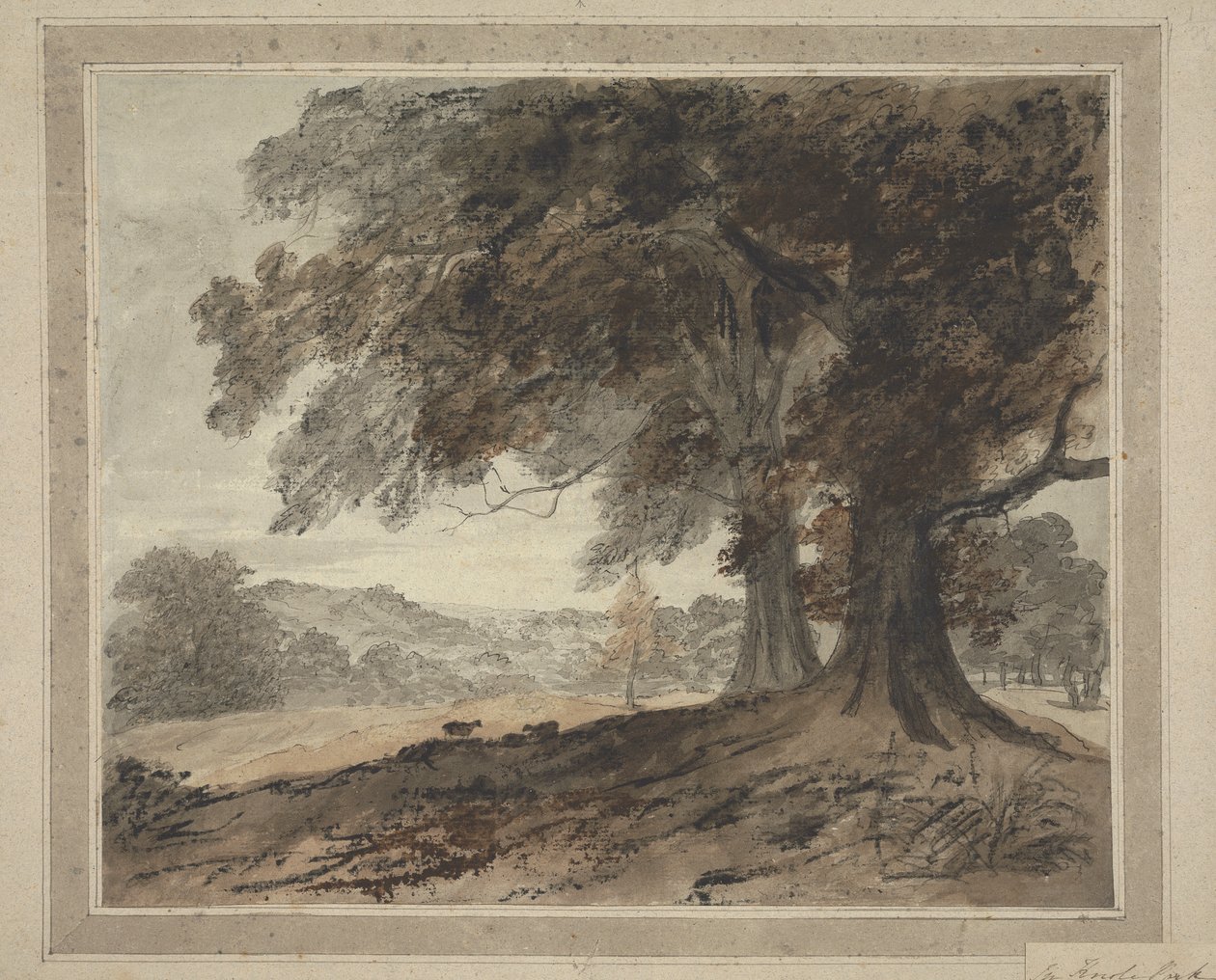 V parku Knole od Heneage Finch fourth Earl of Aylesford