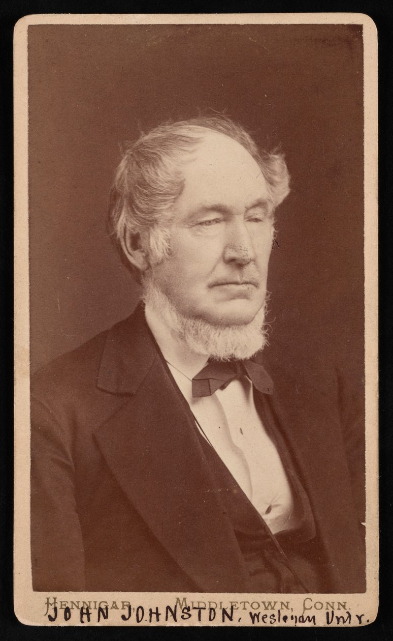 Portrét Johna Johnstona 1806-1879, před rokem 1876. od Hennigar Bros