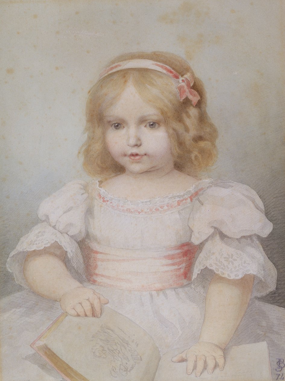 Colette, 18 měsíců, 1875 od Henri Baron