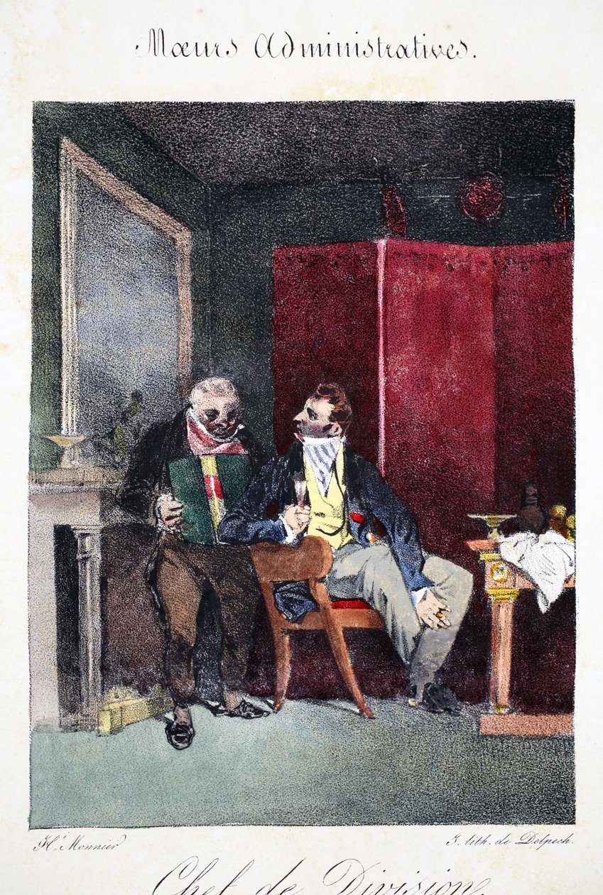 Vedoucí oddělení, ilustrace z 