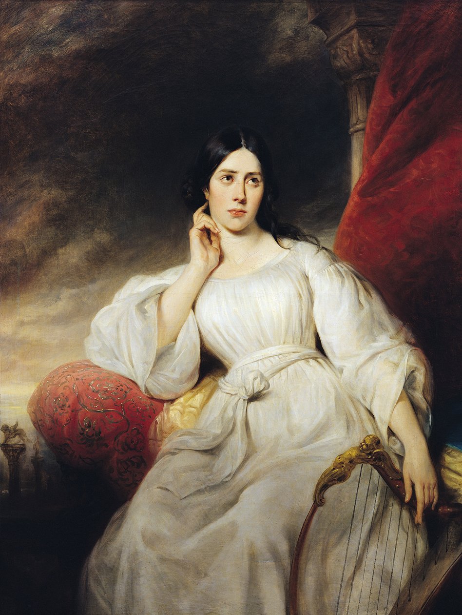 Madame Malibran (1808-36) v roli Desdemony, 1830 od Henri Decaisne