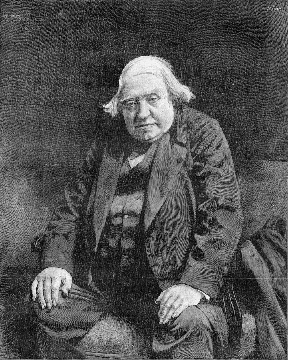 rytý portrét od Henri Dochy d Bonnat