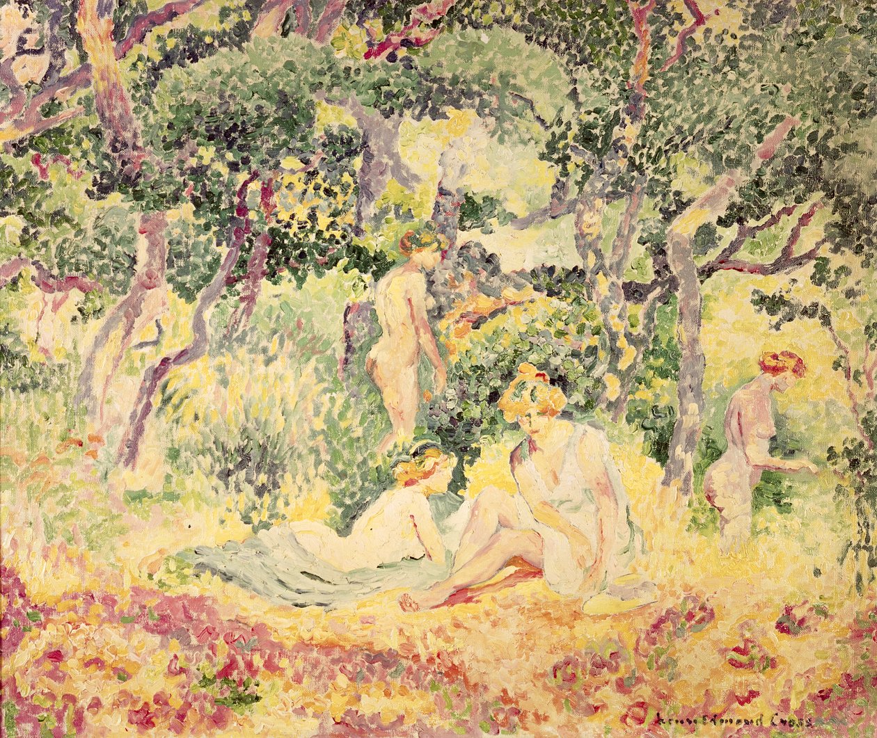 Akty v lese od Henri Edmond Cross