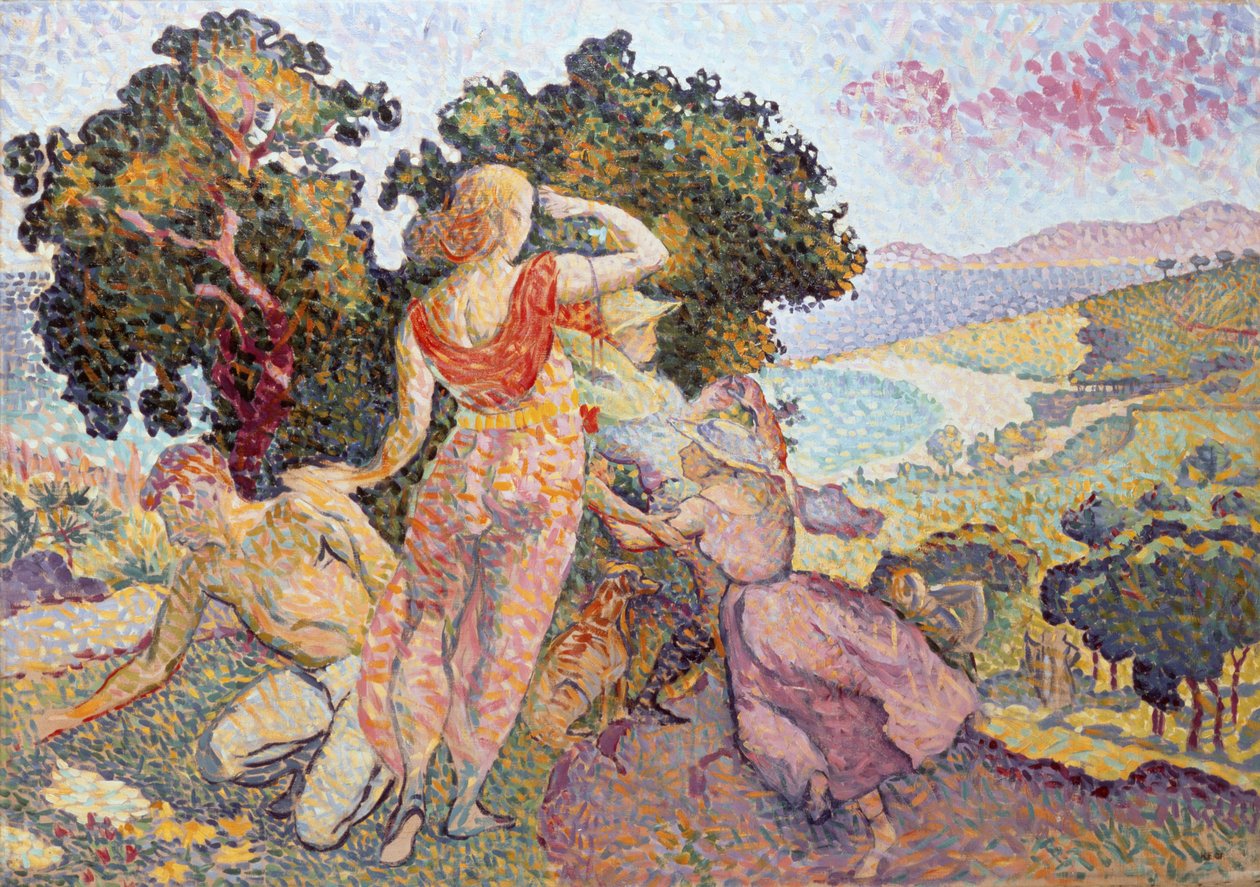 Výletníci, 1894 od Henri-Edmond Cross