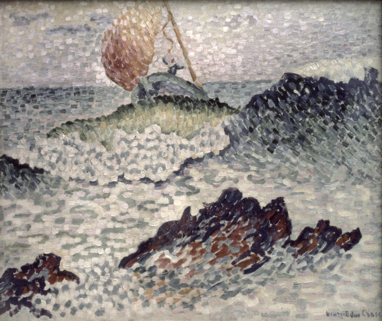 Ztroskotání, 1906-07 od Henri Edmond Cross
