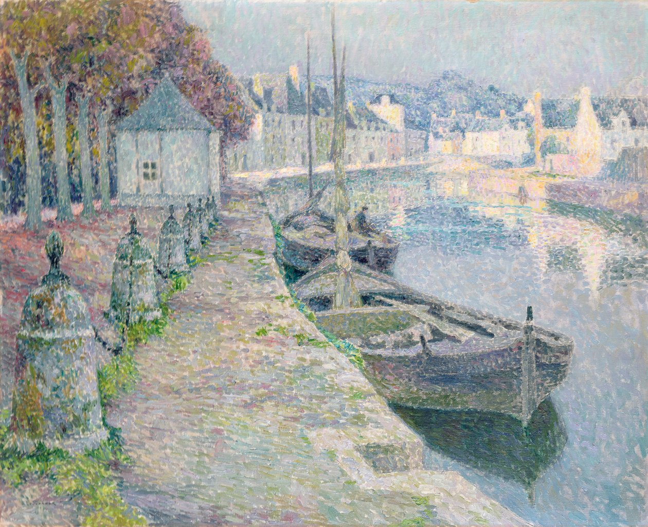 Štěrkové čluny od Henri Eugene Augustin Le Sidaner
