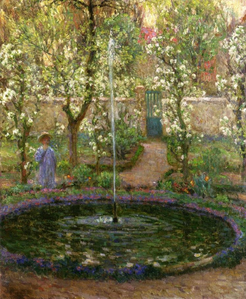 Malý rybník, 1905 od Henri Eugene Augustin Le Sidaner