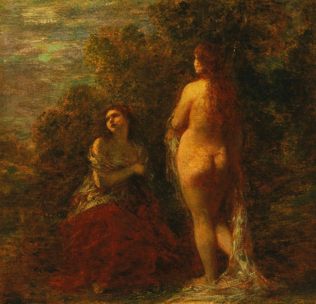 Svítání od Ignace Henri Jean Fantin Latour