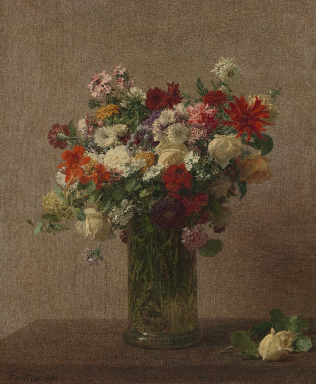 Květiny z Normandie od Ignace Henri Jean Fantin Latour