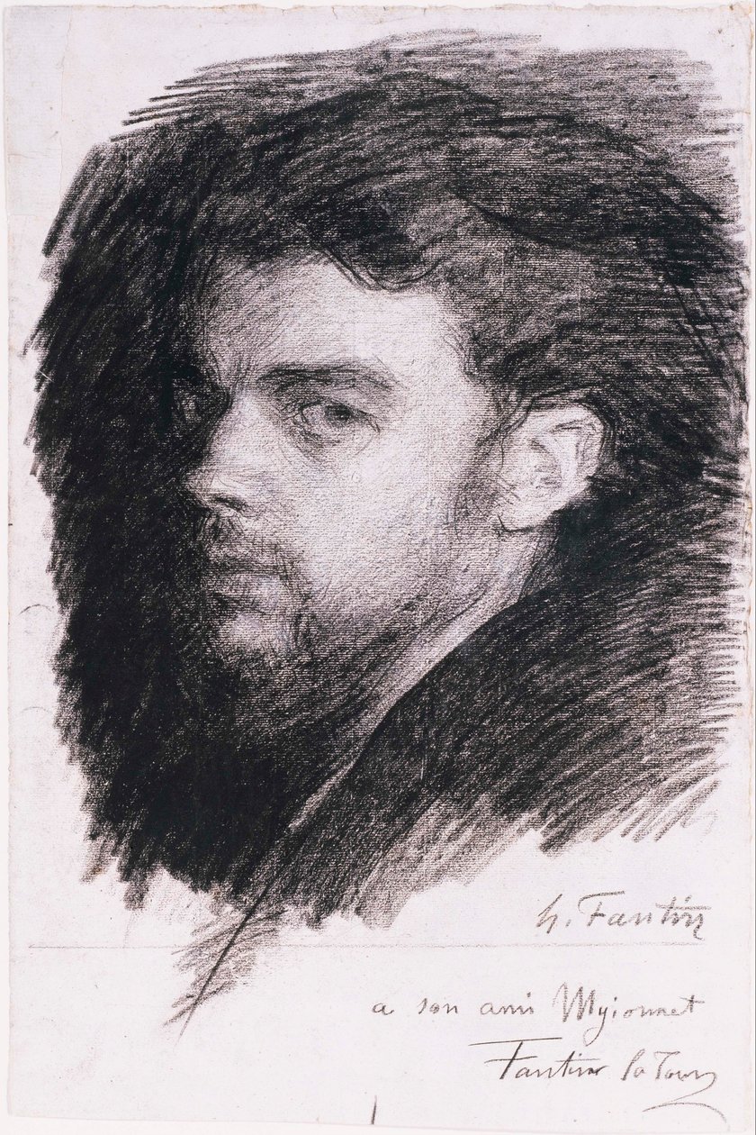 Autoportrét od Ignace Henri Jean Fantin Latour