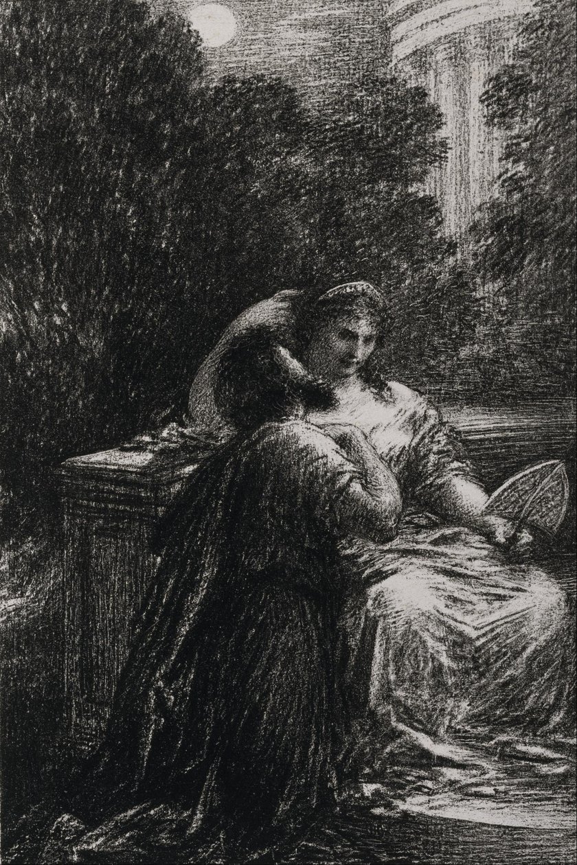 Trojské koně v Kartágu, zákon III od Ignace Henri Jean Fantin Latour