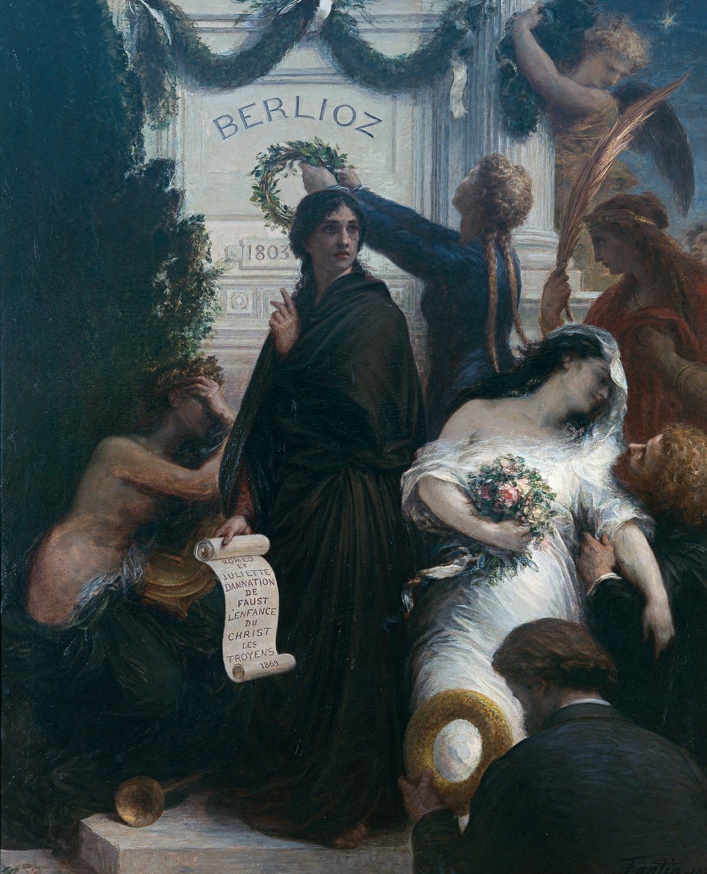 The Birthday (To Berlioz) od Ignace Henri Jean Fantin Latour