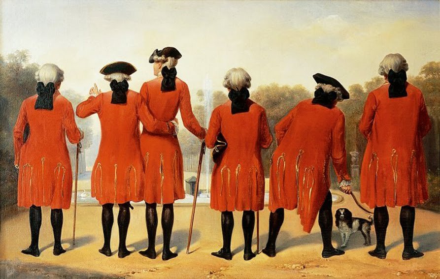 Pánové vévody z Orleansu ve zvyku Saint-Cloud od Henri Felix Emmanuel Philippoteaux