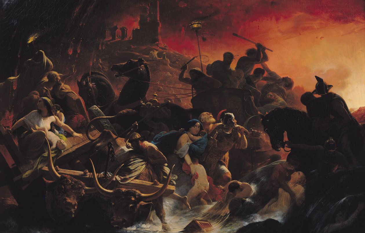 Poslední dny Pompejí od Henri Frederic Schopin