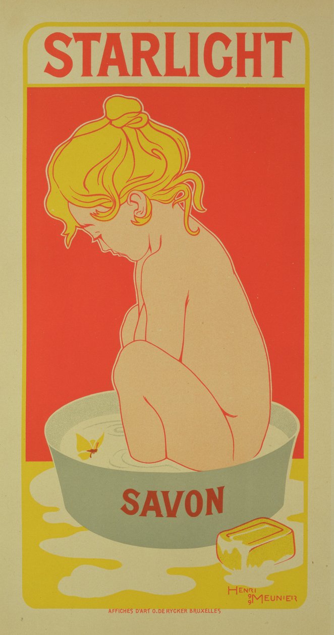 Reprodukce reklamního plakátu „Starlight Soap“, 1899 od Georges Meunier
