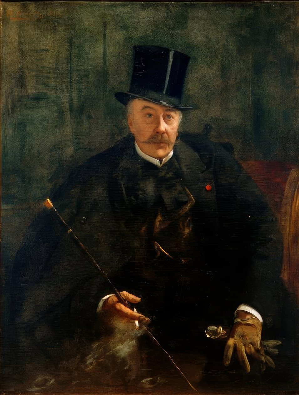 Alfred Stevens / obraz Henriho Gervexe od Henri Gervex