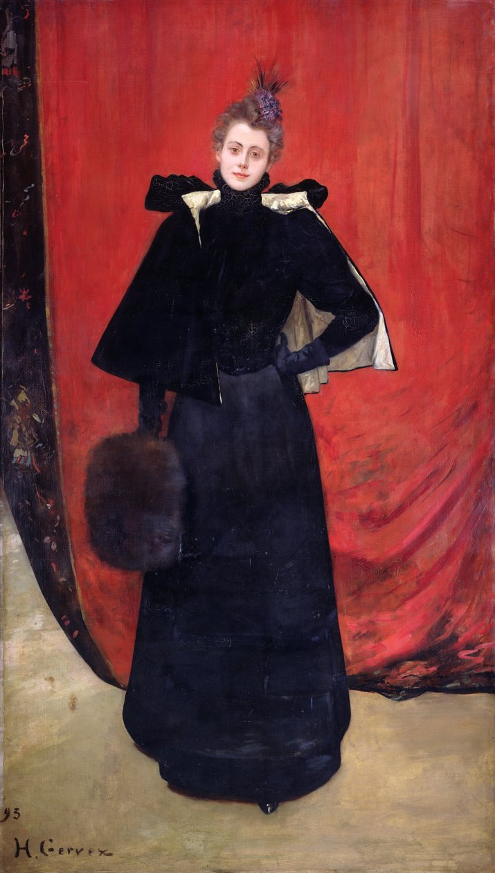 Portrét Madame Gervex, 1893 od Henri Gervex