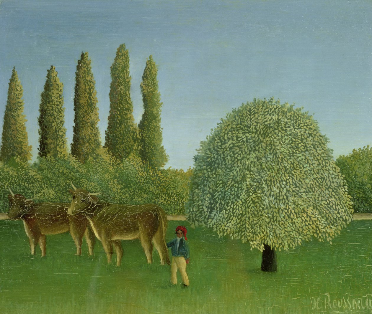 V polích, 1910 od Henri Rousseau