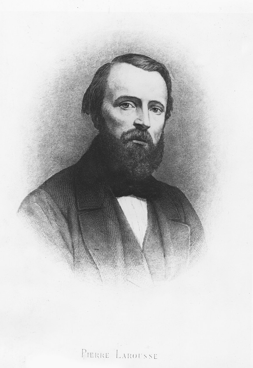 Portrét Pierra Larousse od Henri Joseph Dubouchet