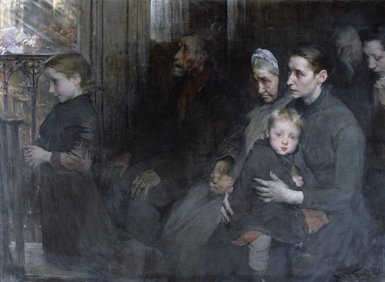 Resigned to their Lot, 1901 od Henri Jules Jean Geoffroy