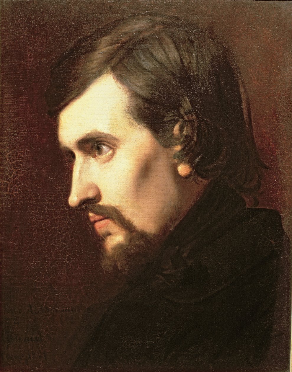 Portrét Charlese Francoise Gounoda (1818-93) od Henri Lehmann