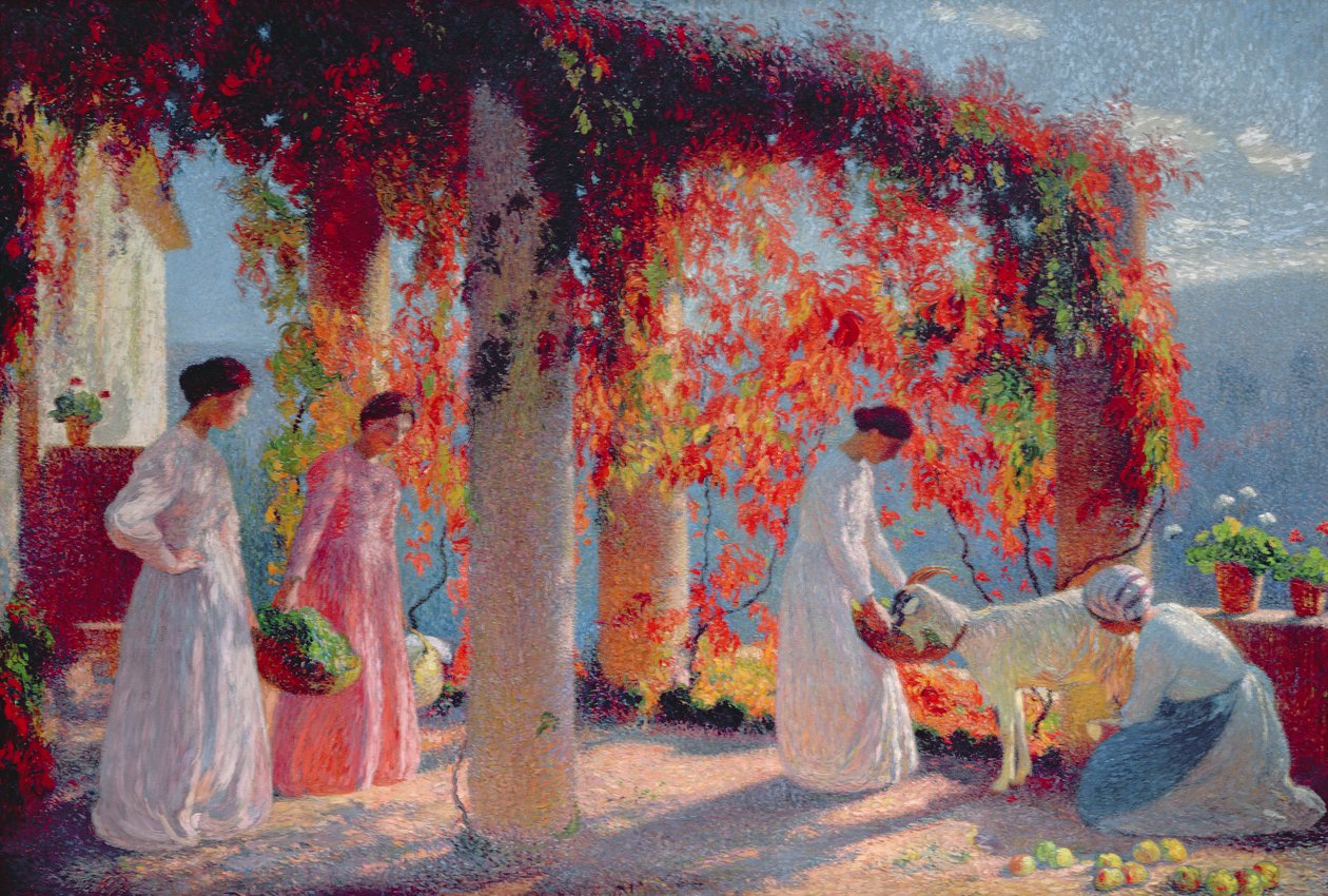 Pergola v Marquayrol od Henri Martin