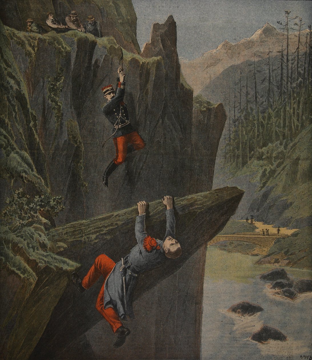 The Rescue of a Soldier, ilustrace z 