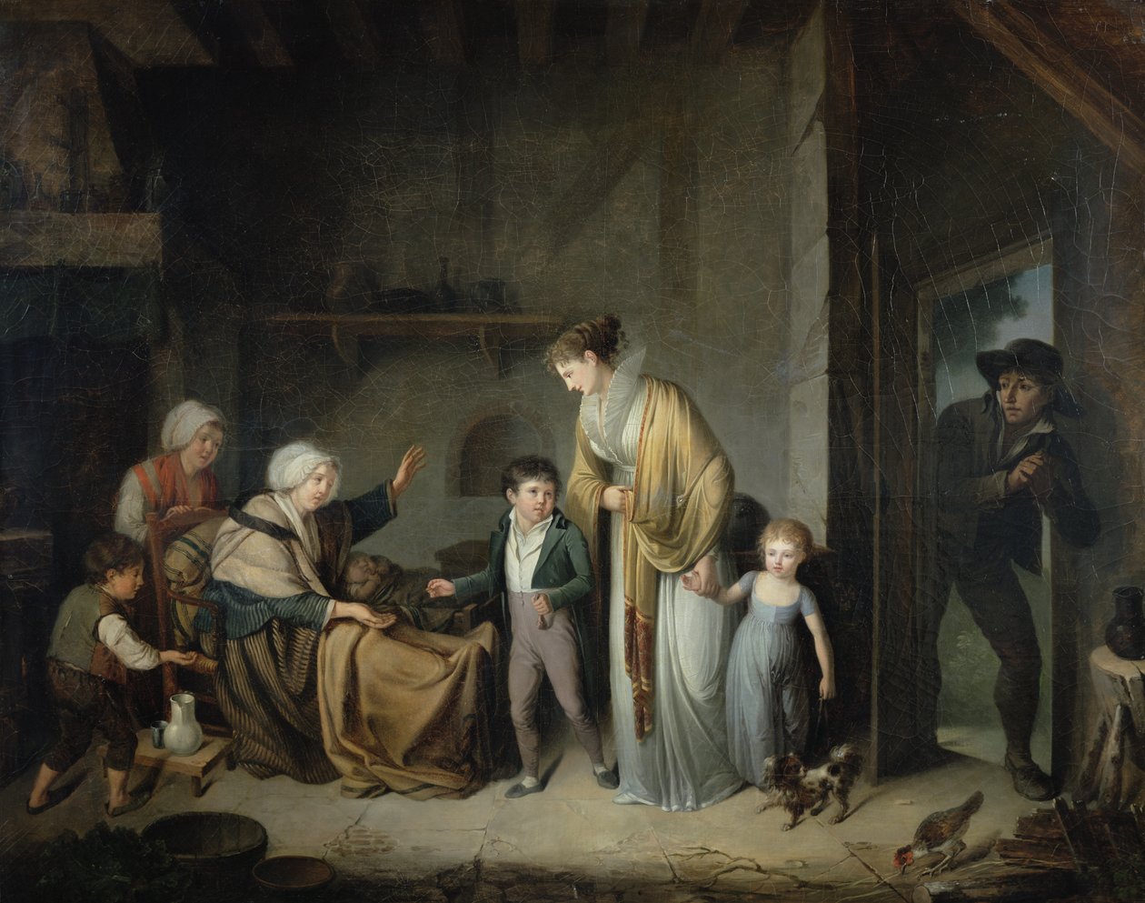 Lekce v charitě od Henri Nicolas van Gorp