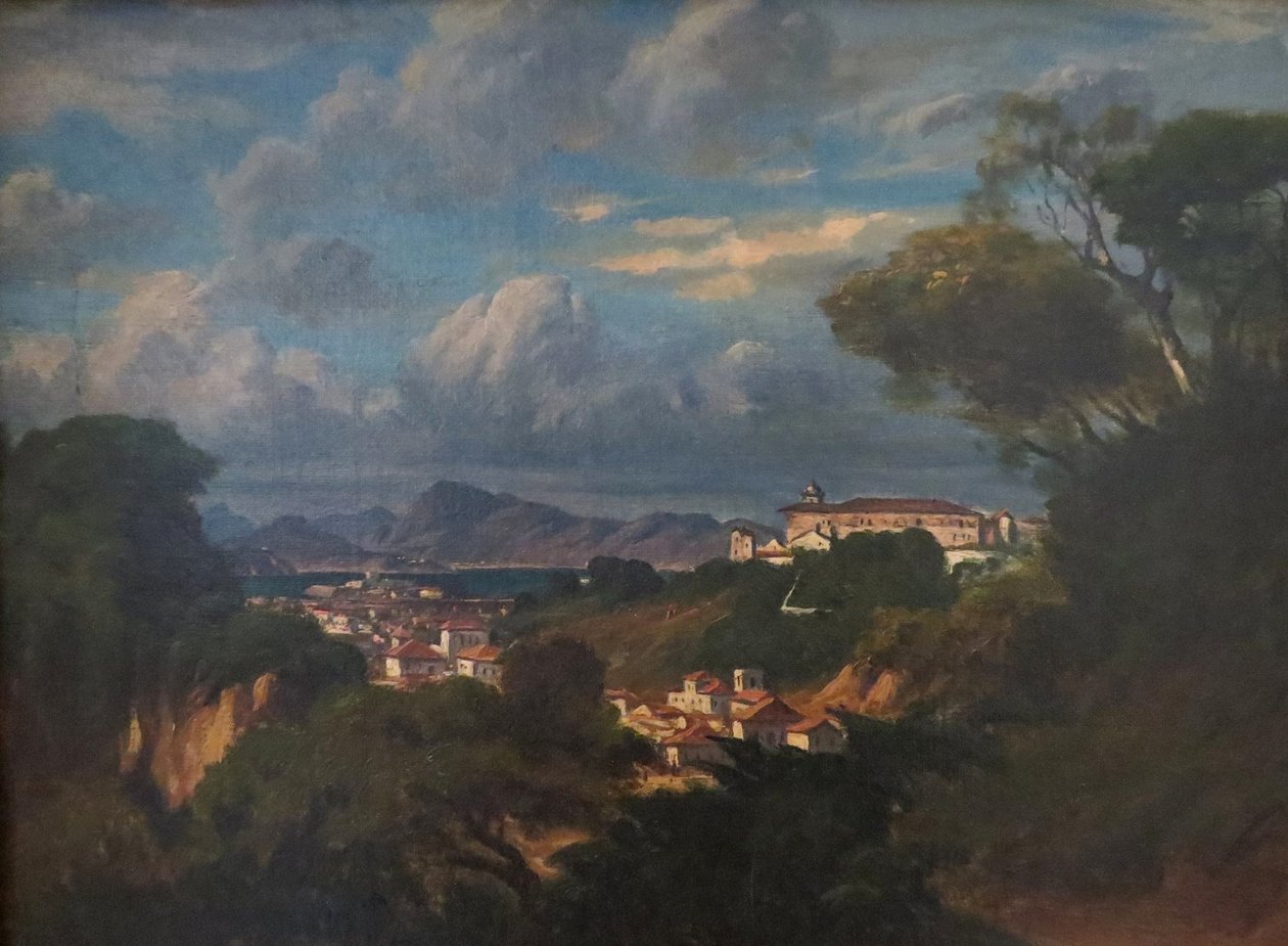 Pohled na klášter Santa Teresa, jak je vidět z Paula Matos od Henri Nicolas Vinet