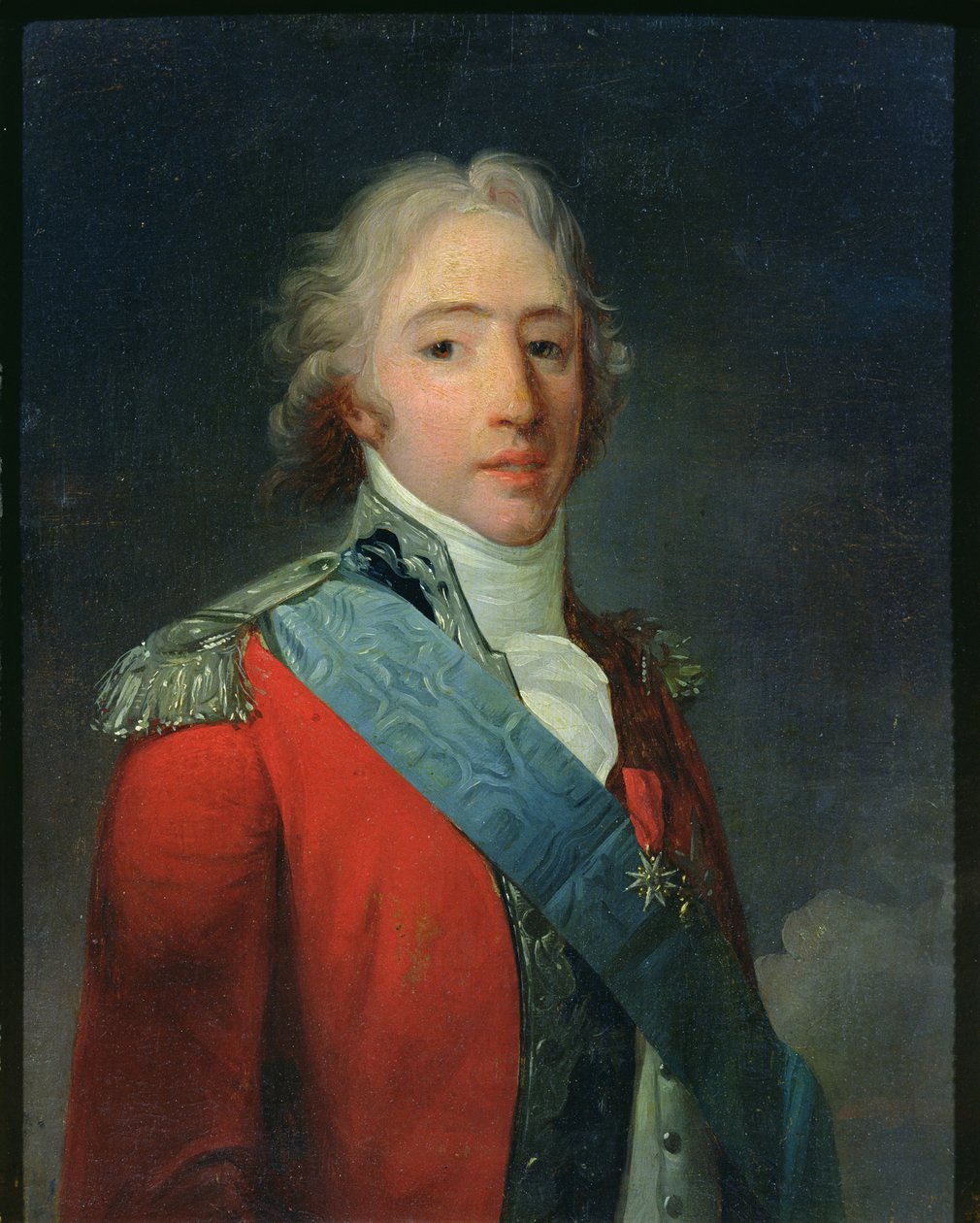 Portrét Karla Francouzského (1757-1836), hraběte z Artois, budoucího krále Karla X. francouzského a navarrského od Henri Pierre Danloux