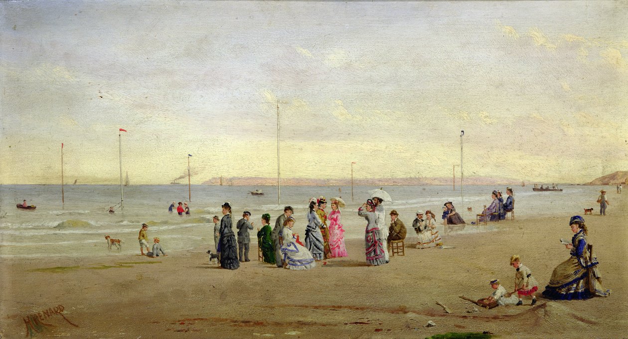 Pobřeží v Trouville od Henri Renard
