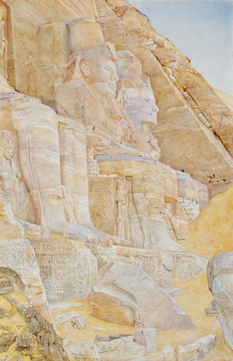 Chrám Ramses II od Henri Roderick Newmann