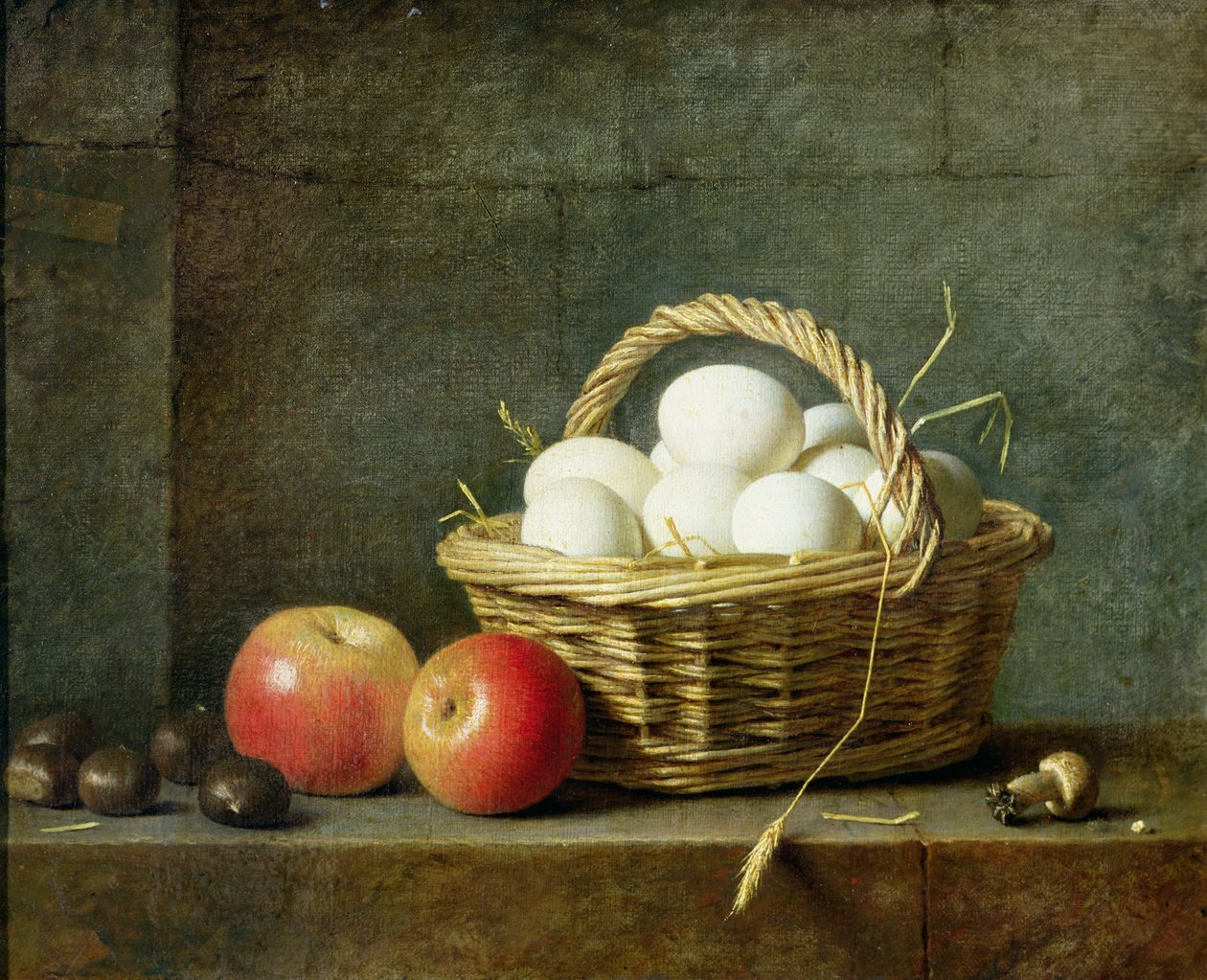 Košík vajec, 1788 od Henri Roland de la Porte