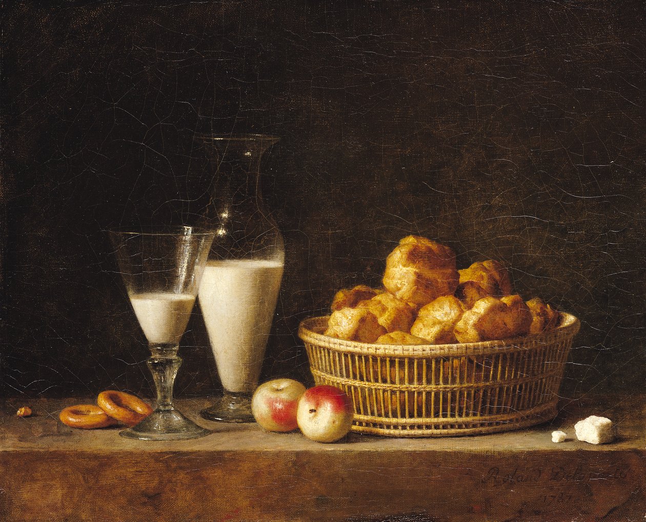 The Small Collation, nebo The Carafe of Orgeat, 1787 od Henri Roland de la Porte